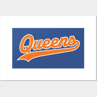 Queens 'New York' Baseball Fan: Represent Your Borough T-Shirt T-Shirt T-Shirt Posters and Art